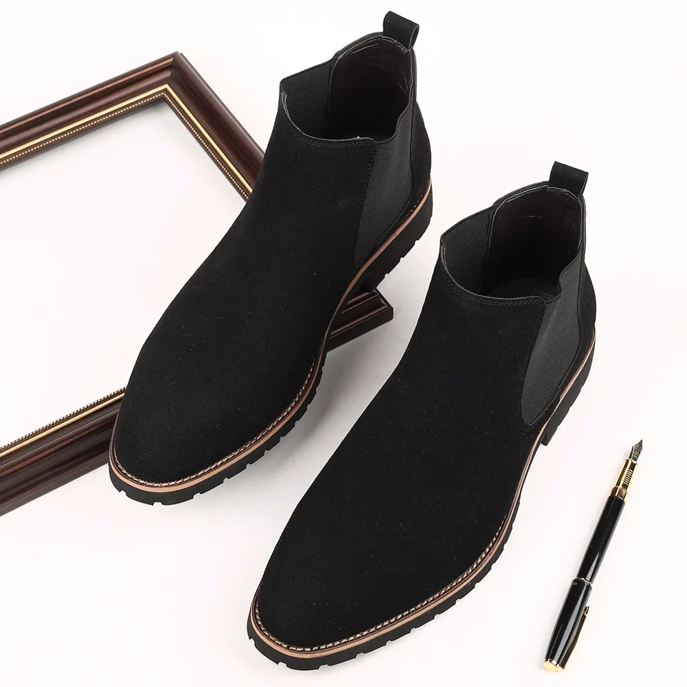 รองเท้าบูทหุ้มข้อผู้ชาย สไตล์อ - Chelsea Boots Men บทวิจารณ์และราคา
