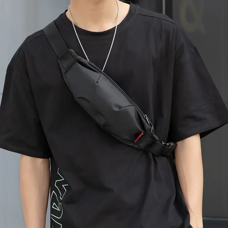 กระเป๋าสะพายข้างผู้ชายแบบมินิม - Fashion Harness Men บทวิจารณ์และราคา
