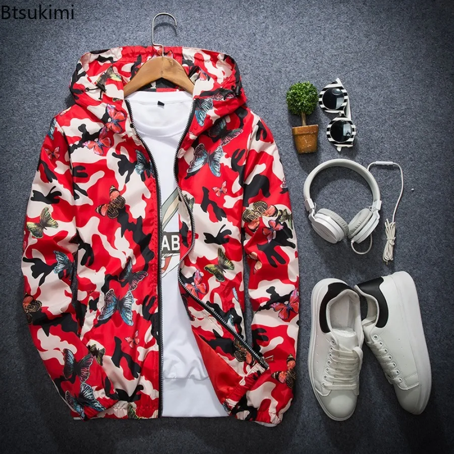 เสื้อแจ็คเก็ตมีฮู้ดลายพรางผู้ช - Mens Fashion Young บทวิจารณ์และราคา