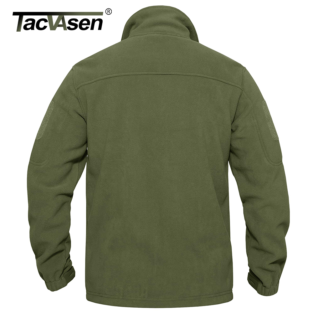 TACVASEN เสื้อแจ็คเก็ตขนแกะผู้ - Windbreaker Men Zip บทวิจารณ์และราคา