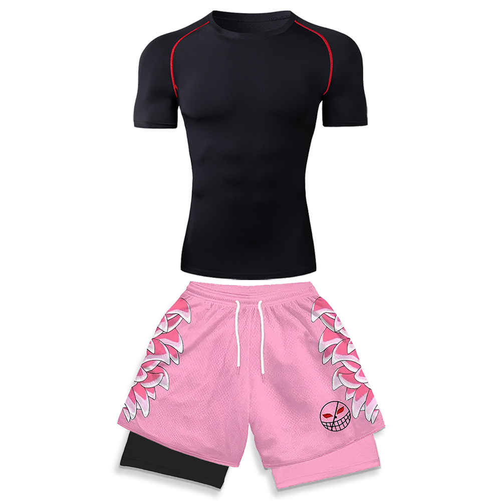 ชุดออกกำลังกายยืดหยุ่นสูงสำหรั - Compression Shirt Workout บทวิจารณ์และราคา