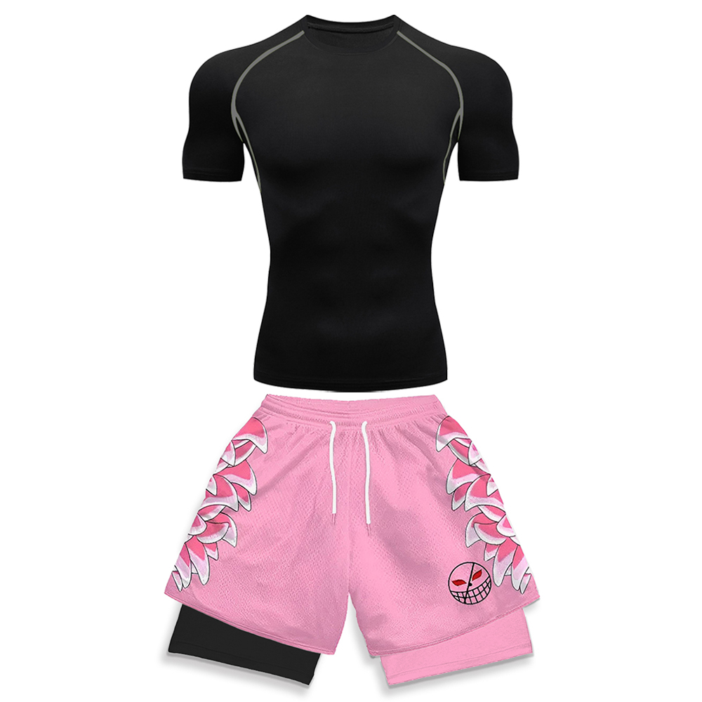 ชุดออกกำลังกายยืดหยุ่นสูงสำหรั - Compression Shirt Workout บทวิจารณ์และราคา