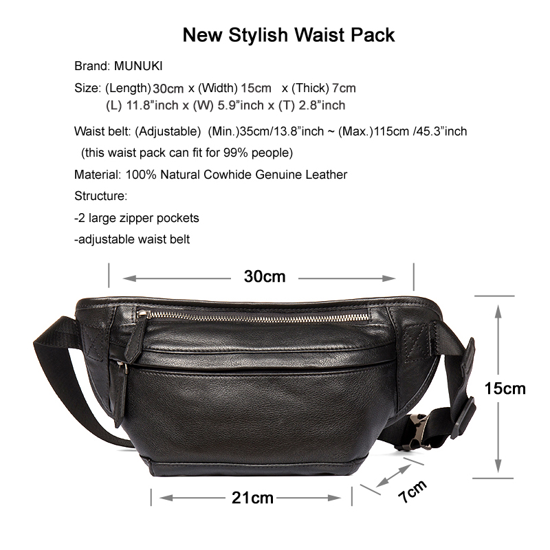 กระเป๋าคาดเอวหนังแท้สำหรับผู้ช - Leather Belt Braided บทวิจารณ์และราคา