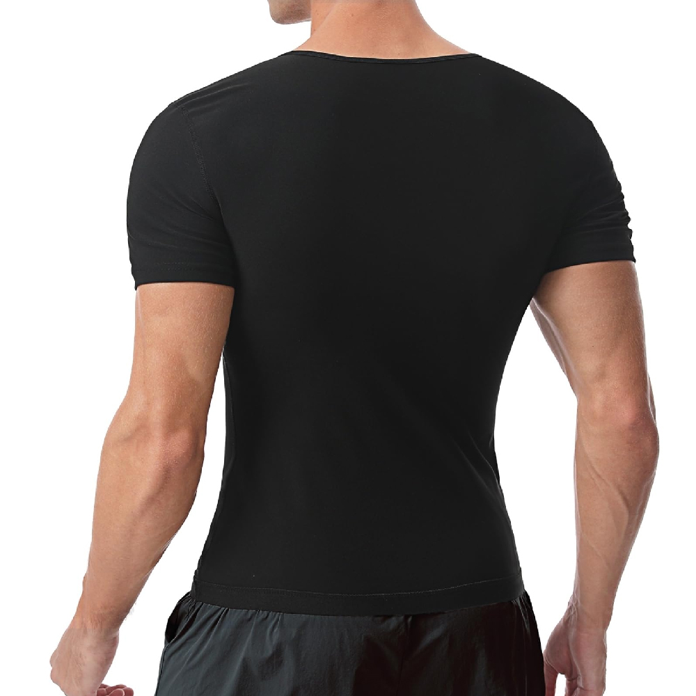 เสื้อซาวน่าแขนสั้นสำหรับผู้ชาย - Compression Shirt Workout บทวิจารณ์และราคา