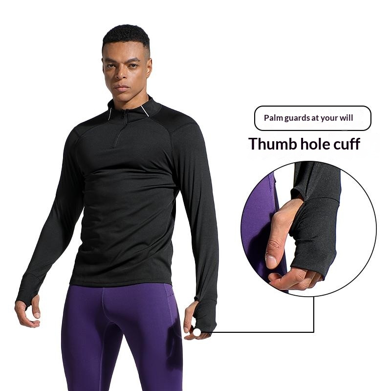 เสื้อคอมเพรสชั่นผู้ชายแบบมีรูส - Compression Shirt Workout บทวิจารณ์และราคา