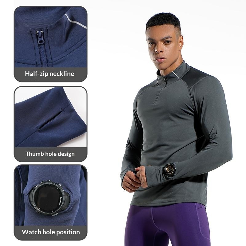 เสื้อคอมเพรสชั่นผู้ชายแบบมีรูส - Compression Shirt Workout บทวิจารณ์และราคา