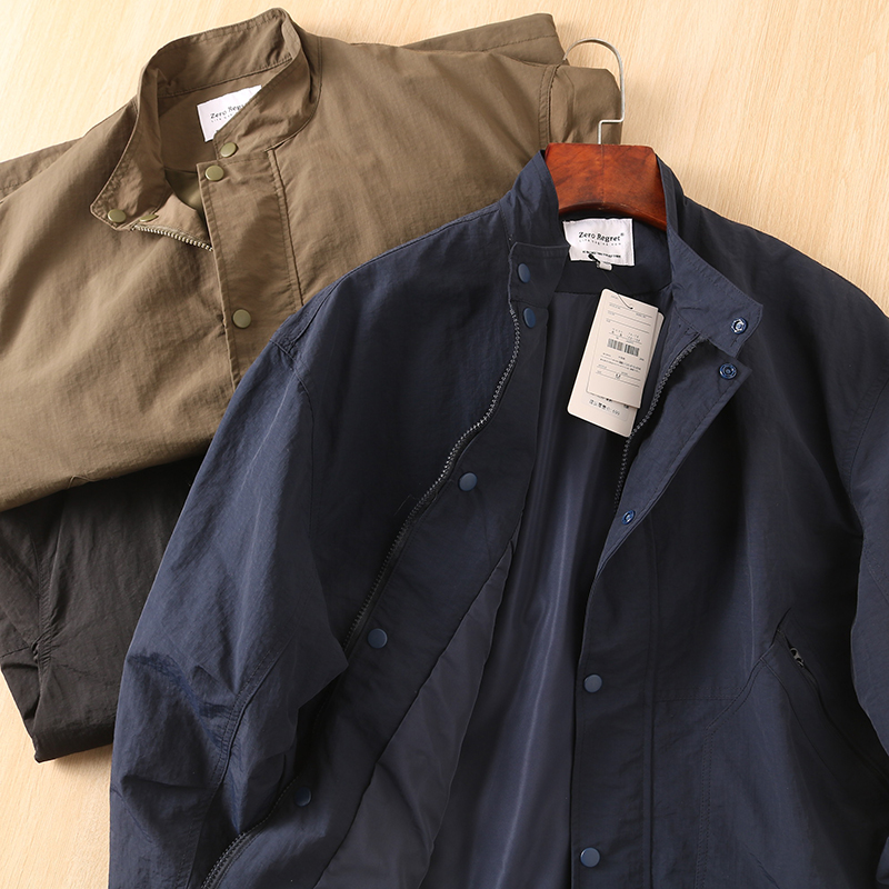 เสื้อแจ็คเก็ตผู้ชายทรงหลวมแฟชั - Harrington Jacket บทวิจารณ์และราคา