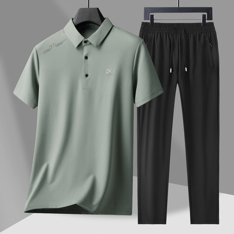 ชุดกีฬาลำลอง 2 ชิ้นสำหรับผู้ชา - Men'S Fashion Undershirt บทวิจารณ์และราคา