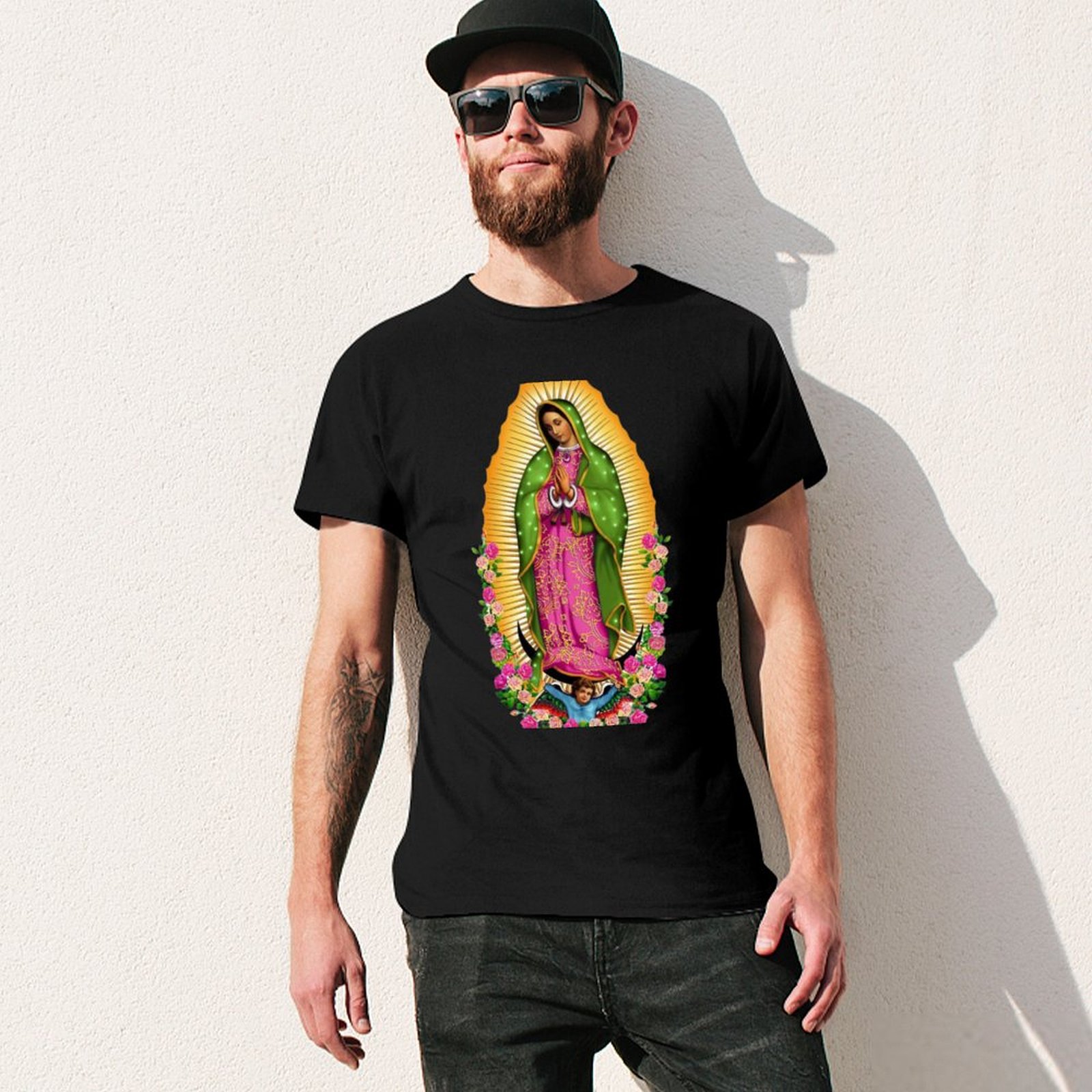 เสื้อยืดแฟชั่นลำลองแขนสั้นลายพ - Mens Fashion Mexico บทวิจารณ์และราคา