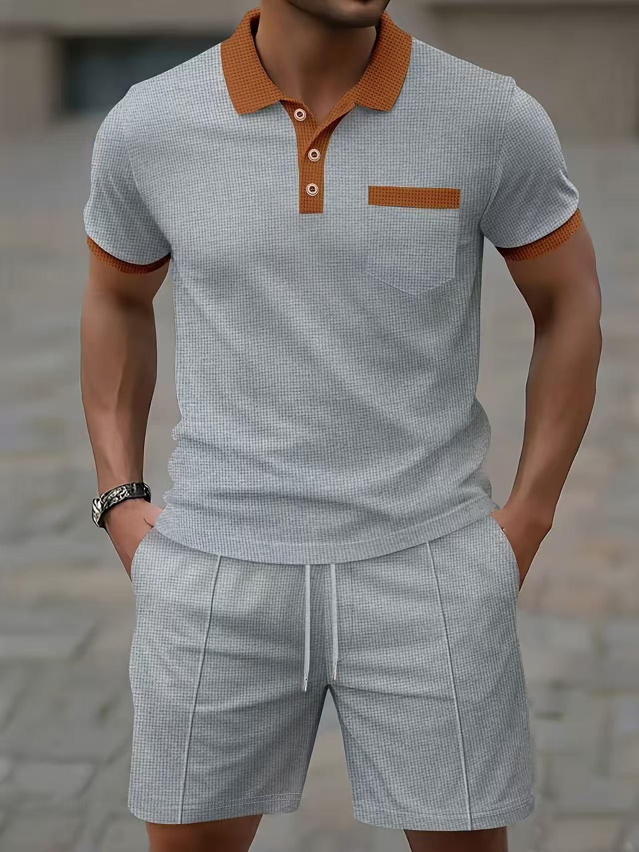 เสื้อเชิ้ตแขนสั้นผู้ชายขายดีปร - Men'S Fashion Undershirt บทวิจารณ์และราคา