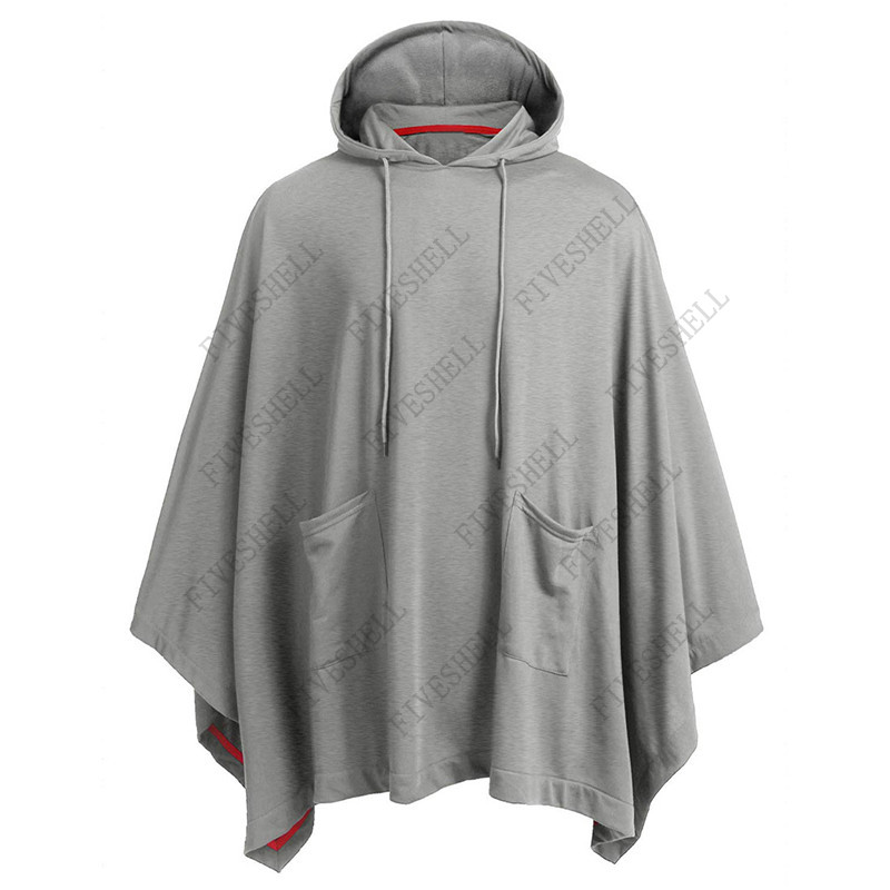 เสื้อคลุมปอนโชแบบลำลองสำหรับทุ - Mens Fashion Poncho บทวิจารณ์และราคา