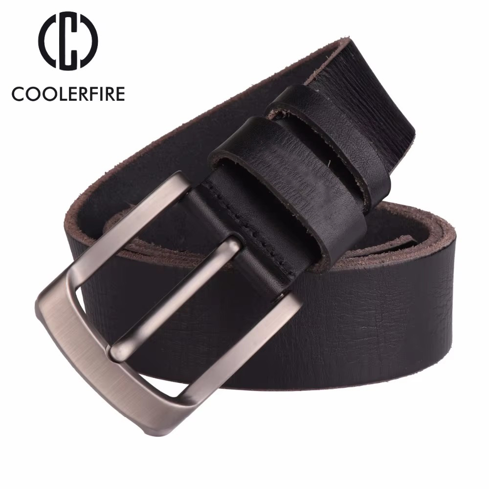 CCOOLERFIRE เข็มขัดผู้ชาย Full - Leather Belt Braided บทวิจารณ์และราคา