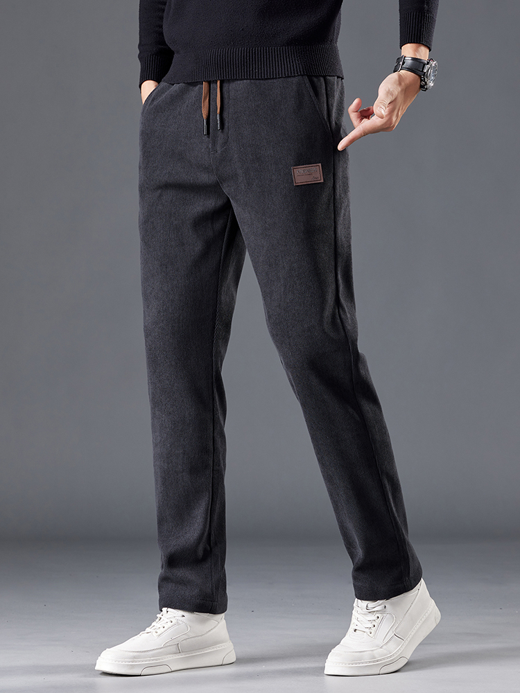 กางเกงผ้าลูกฟูกผู้ชายฤดูใบไม้ร - Men'S Fashion Khaki Pants บทวิจารณ์และราคา
