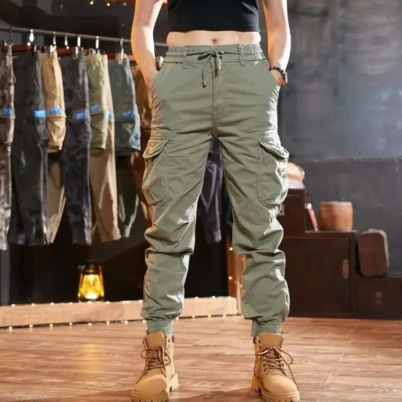 กางเกงคาร์โก้กางเกงปั่นจักรยาน - Men'S Fashion Khaki Pants บทวิจารณ์และราคา