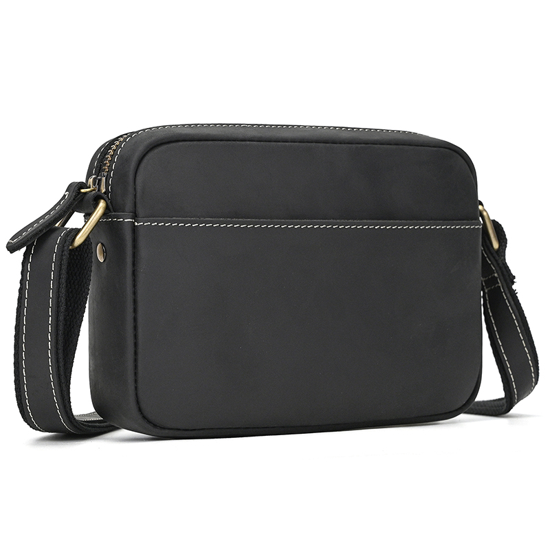Crazy Horseหนังผู้ชายCrossbody - Fashion Harness Men บทวิจารณ์และราคา