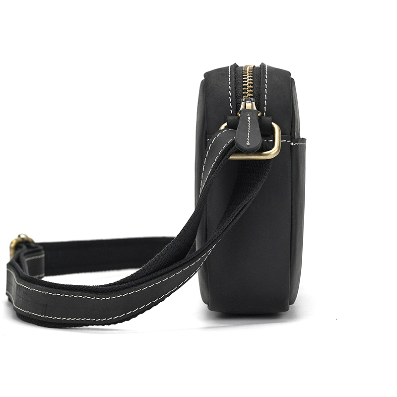 Crazy Horseหนังผู้ชายCrossbody - Fashion Harness Men บทวิจารณ์และราคา
