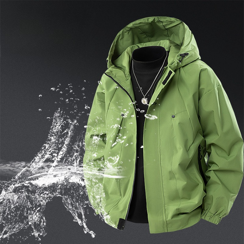 เสื้อแจ็คเก็ตกันน้ำแบบยูนิเซ็ก - Windbreaker Men Zip บทวิจารณ์และราคา