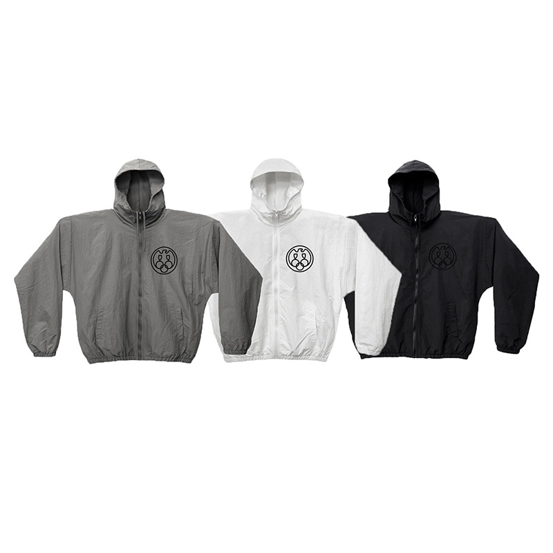 เสื้อแจ็คเก็ตมีฮู้ดกันลม Kanye - Windbreaker Men Zip บทวิจารณ์และราคา