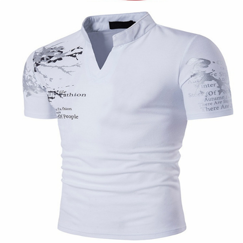 เสื้อโปโลลำลองฤดูร้อนใหม่สำหรั - Mens Fashion Dress Shirts บทวิจารณ์และราคา